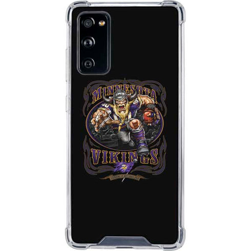 Liquid Blue NFL Minnesota Vikings Running Back Galaxy S20 FE Clear Case